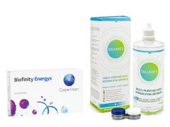 Biofinity Energys (6 lenzen) + Solunate Multi-Purpose 400 ml met lenzendoosje