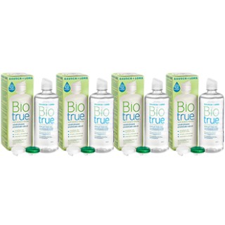 Biotrue Multi-Purpose 4 x 300 ml met lenzendoosjes