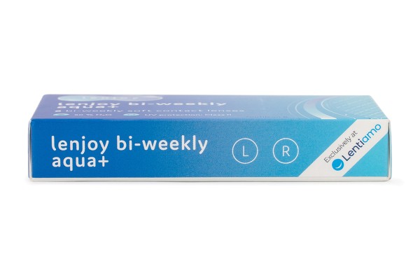 Lenjoy Bi-weekly Aqua+ (6 lentilles) + Oxynate Peroxide 380 ml avec étui