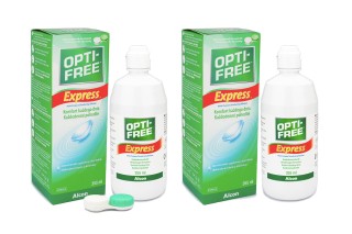 OPTI-FREE Express 2 x 355 ml avec étuis