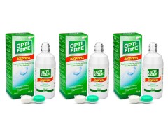 OPTI-FREE Express 3 x 355 ml avec étuis