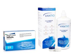 SofLens 59 (6 lentilles) + Vantio Multi-Purpose 360 ml avec étui