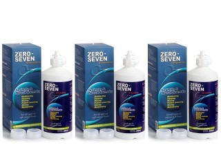 Zero-Seven Refreshing 3 x 360 ml met lenzendoosjes